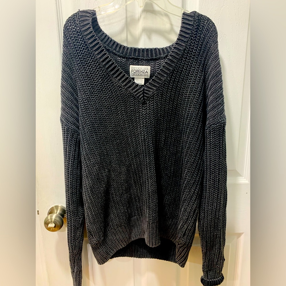 Black Netted Sweater